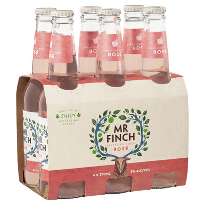 Mr Finch Cider Rose Bottle 330mL Pack 6 | undefined
