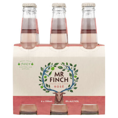 Mr Finch Cider Rose Bottle 330mL Pack 6 | undefined
