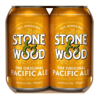 Stone Wood Pacific Ale Can 375mL Pack 4 | Liquorland