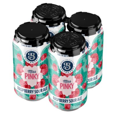 Boatrocker Miss Pinky Raspberry Sour Ale Can 375mL Pack 4 | Liquorland