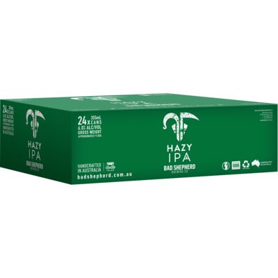 Bad Shepherd Hazy Ipa Can 355mL Carton 24 | Liquorland