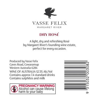 Vasse Felix Classic Dry Rose 750mL Each | undefined