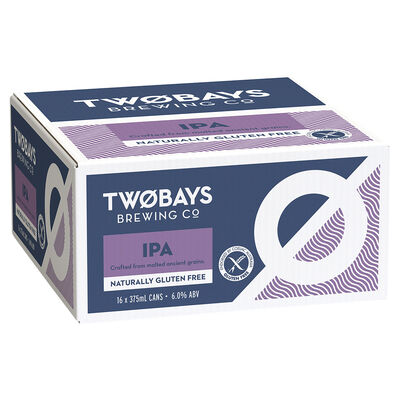 Two Bays Gluten Free Ipa Can 375mL Carton 16 | Liquorland