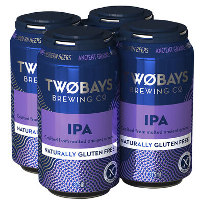 Two Bays Gluten Free Ipa Can 375mL Pack 4 | Liquorland