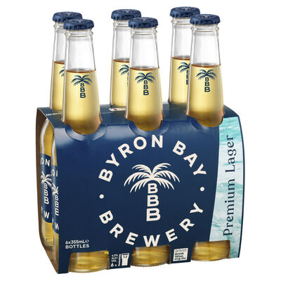 Byron Bay Lager Bottle 355mL Pack 6 | Liquorland