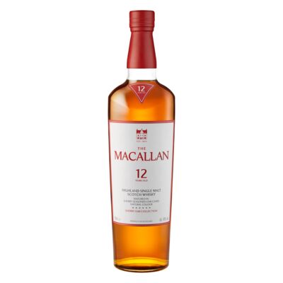 The Macallan 12yo Sherry Oak Single Malt Whisky 700mL Each | Liquorland