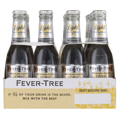 Fever Tree Indian Light Tonic Water 200mL Carton 24 | Liquorland