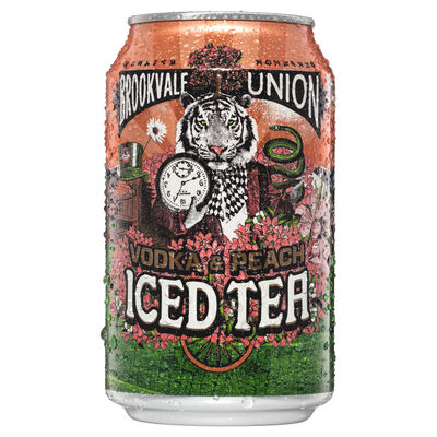 Brookvale Union Vodka Peach Iced Tea Can 330mL Each | Liquorland