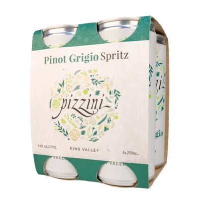 Pizzini Pinot Grigio Spritz Can Nv 250mL Pack 4 | undefined