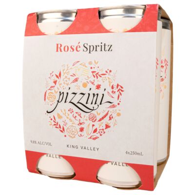 Pizzini Sangiovese Rose Spritz Can Nv 250mL Pack 4 | undefined