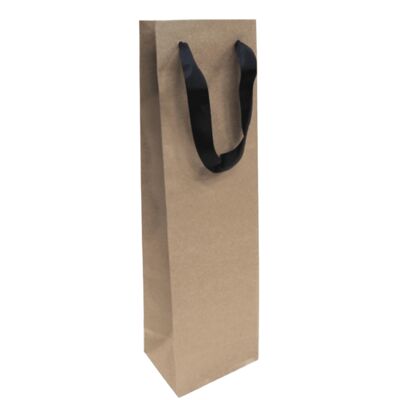 Single Bottle Gift Bag Kraft Each | Liquorland