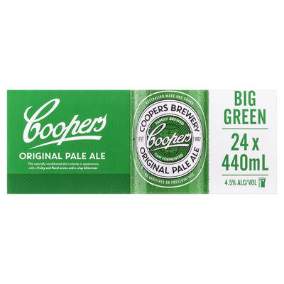 Coopers Pale Ale Can 440mL Carton 24 | Liquorland
