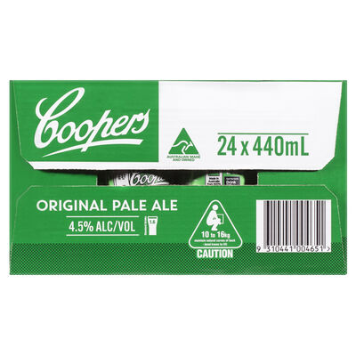 Coopers Pale Ale Can 440mL Carton 24 | Liquorland