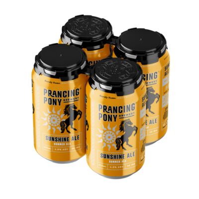 Prancing Pony Sunshine Summer Ale Can 375mL Pack 4 | Liquorland