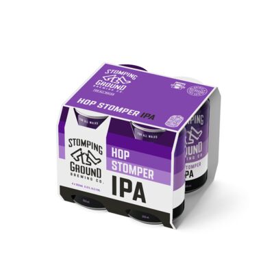 Stomping Ground Hop Stomper Ipa Can 355mL Pack 4 | Liquorland