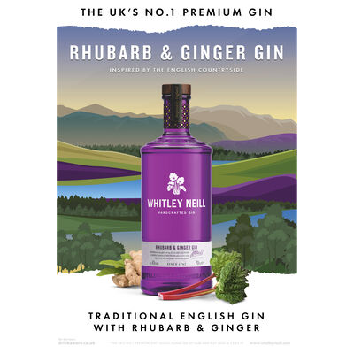 Whitley Neill Rhubarb Ginger Gin 700mL Each | Liquorland