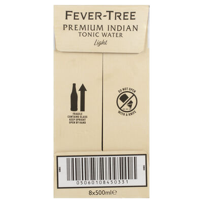 Fever Tree Indian Light Tonic Water 500mL Carton 8 | Liquorland
