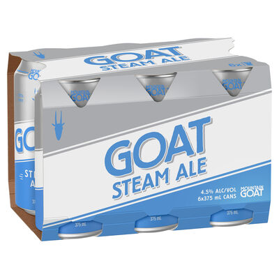 Mountain Goat Steam Ale Can 375mL Pack 6 | Liquorland