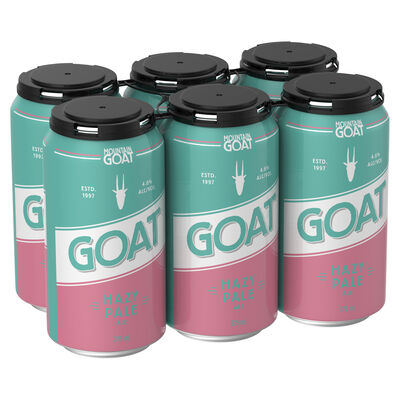 Mountain Goat Hazy Pale Ale Can 375mL Pack 6 | Liquorland