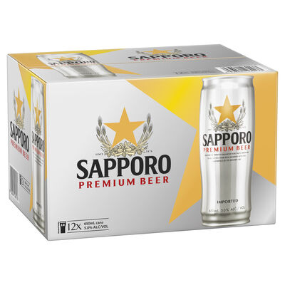Sapporo Can 650mL Carton 12 | undefined