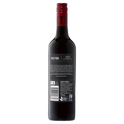 Paxton Vale Organics Shiraz 750mL Each | undefined