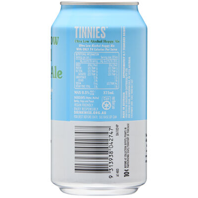 Tinnies Ultra Low Alcohol Can 375mL Each | Liquorland