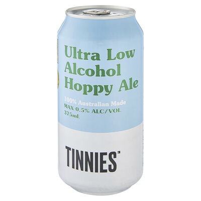 Tinnies Ultra Low Alcohol Can 375mL Each | Liquorland