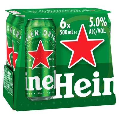Heineken Can 500mL Pack 6 | Liquorland