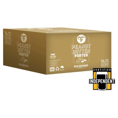 Bad Shepherd Peanut Butter Porter Can 440mL Carton 16 | Liquorland