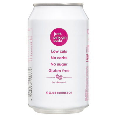 Just Pink Gin Soda 330mL Each | Liquorland
