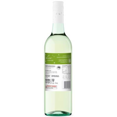 Zilzie Liv Lighter Sauvignon Blanc 750mL Each | undefined
