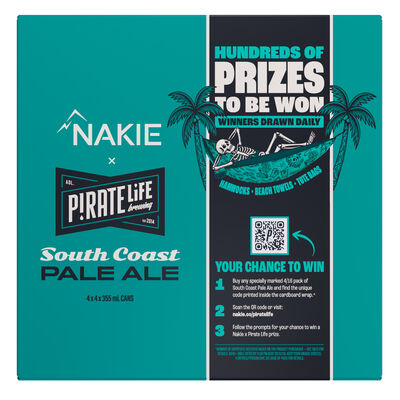 Pirate Life South Coast Pale Ale Can 355mL Carton 16 | Liquorland