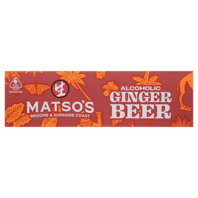 Matso S Ginger Beer Can 330mL Carton 24 | undefined