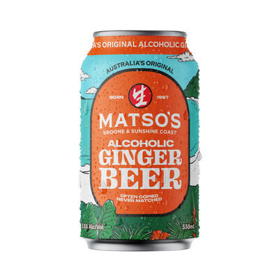Matso S Ginger Beer Can 330mL Each | Liquorland