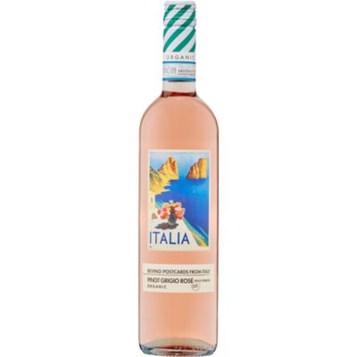 Postcards From Italy Organic Pinot Grigio Rose 750mL Each | undefined