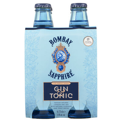 Bombay Sapphire Gin Tonic 275mL Pack 4 | Liquorland