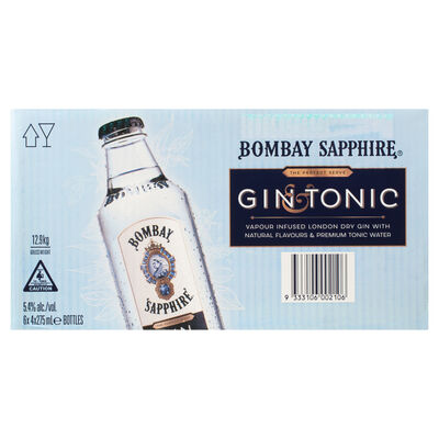 Bombay Sapphire Gin Tonic 275mL Carton 24 | Liquorland