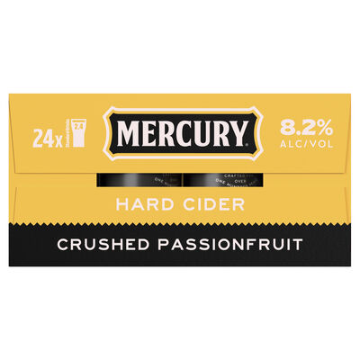 Mercury Crushed Passionfruit Cider Cans 375mL Carton 24 | undefined