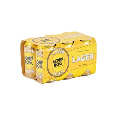 Moon Dog Lager Can 330mL Pack 6 | Liquorland