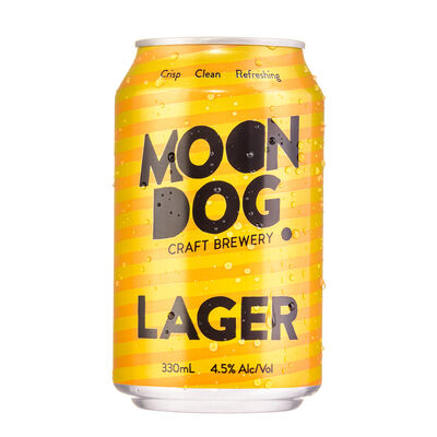 Moon Dog Lager Can 330mL Each | Liquorland