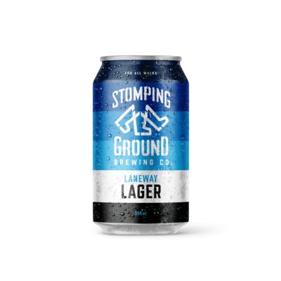 Stomping Ground Laneway Lager Can 355mL Carton 18 | Liquorland