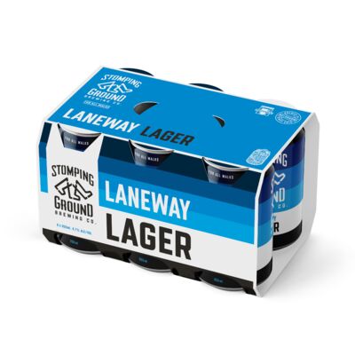 Stomping Ground Laneway Lager Can 355mL Carton 18 | Liquorland