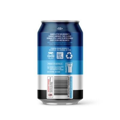 Stomping Ground Laneway Lager Can 355mL Carton 18 | Liquorland