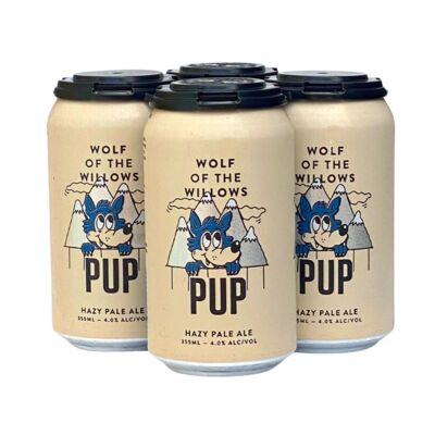 Wolf Of The Willows Pup Hazy Pale Ale Can 355mL Pack 4 | Liquorland