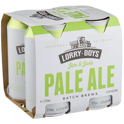 Lorry Boys Pale Ale Can 375mL Pack 4 | Liquorland