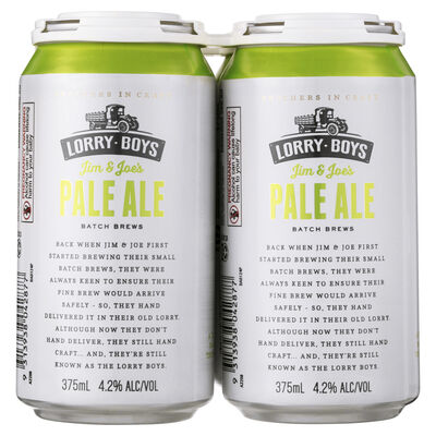 Lorry Boys Pale Ale Can 375mL Pack 4 | Liquorland