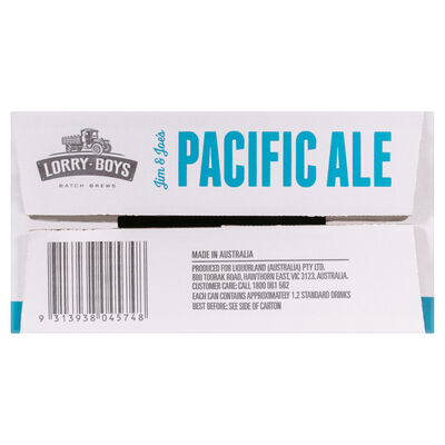Lorry Boys Pacific Ale Can 375mL Carton 24 | Liquorland