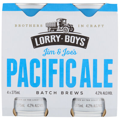 Lorry Boys Pacific Ale Can 375mL Pack 4 | Liquorland