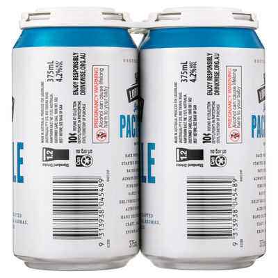 Lorry Boys Pacific Ale Can 375mL Pack 4 | Liquorland