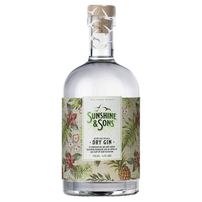 Sunshine Sons Original Dry Gin 700mL Each | Liquorland